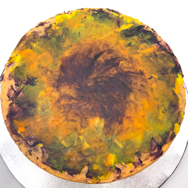 Moody Marbled Halloween Cake!