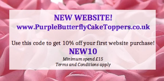 Celebrating the launch of my new website with 10% off your first purchase of £15 or more!