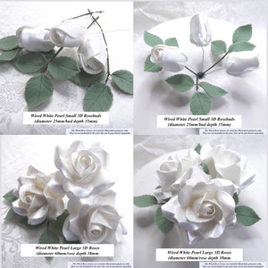 Launch of Wired White Pearl 3D Roses!