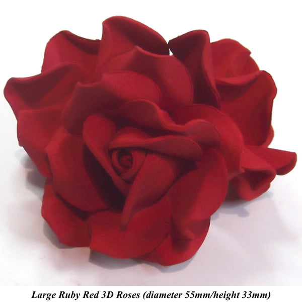 Ruby Red Roses - perfect for the special celebration cake!
