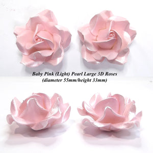 Light Baby Pink Pearl Sugar Roses!