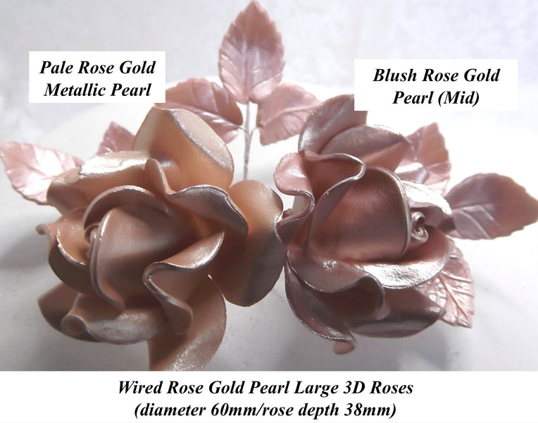 Blush Rose Gold & Pale Rose Gold Metallic compared!