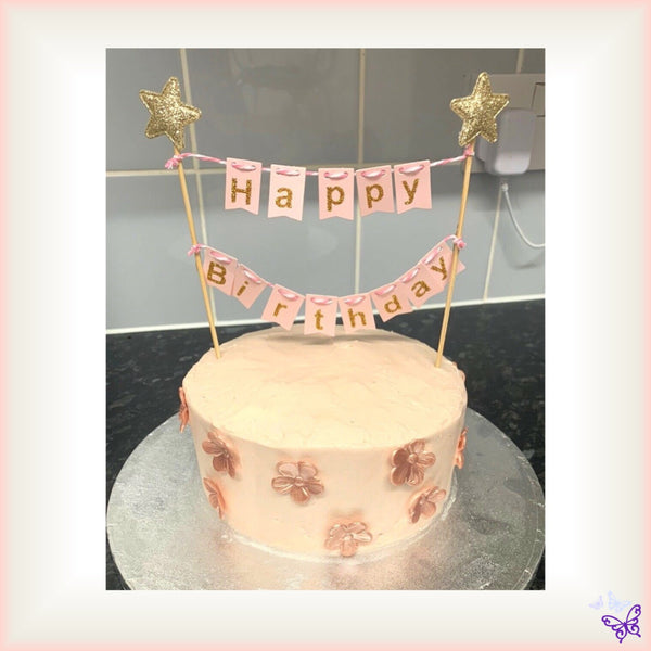 Rose Gold Blossoms Birthday Cake!