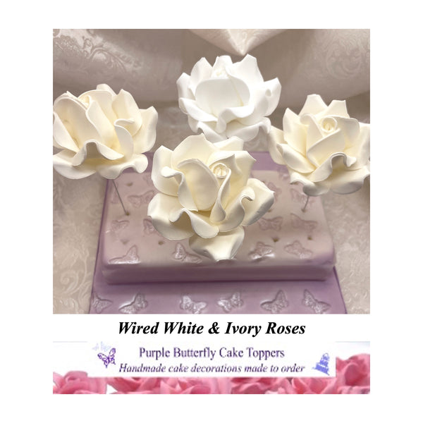 Wired Ivory & White Roses!