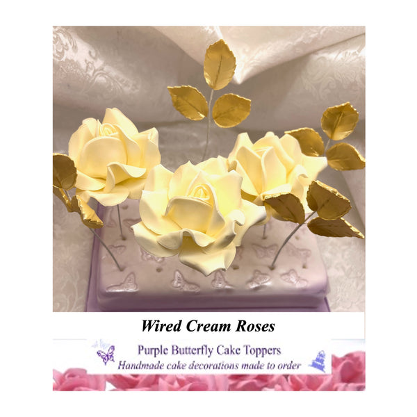 Wired Cream Roses!