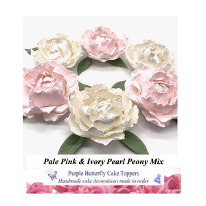Pale Pink & Ivory Pearl Peonies!