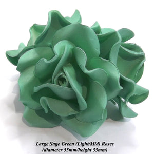 Take a look at these Light Green Roses for your Cake Topper!