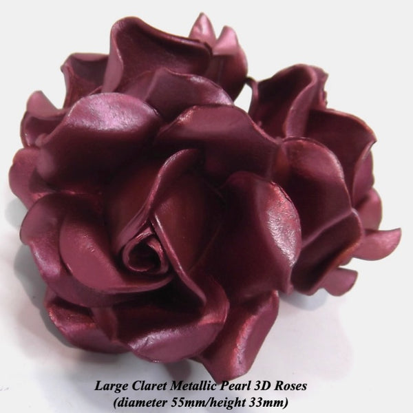Claret Metallic Pearl shade for your Sugar Flowers!