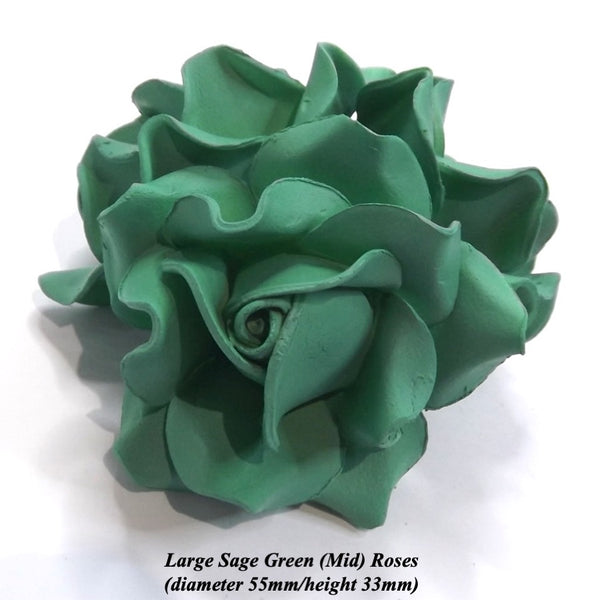 Sage Green Rose Topper