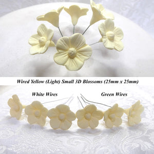 Light Yellow Wired `Blossoms for your Spring bakes!