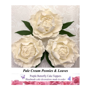 Pale Cream Wedding Cake Topper!
