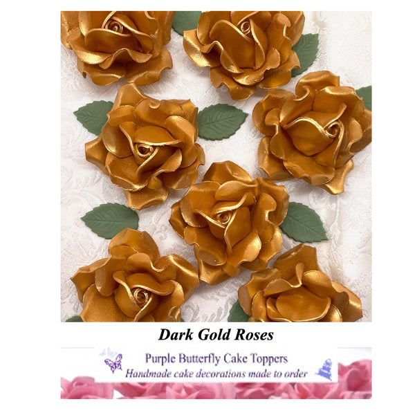 Dark Gold Roses!