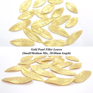 Gold Pearl Filler Leaves!