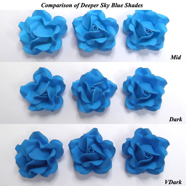 Comparison of Dark Sky Blue Shades