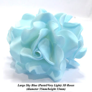 Pastel Blue Roses for your Special Cake!