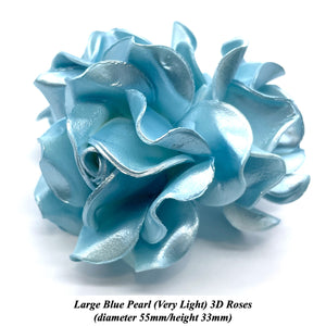 Very Light Blue Pearl Roses for your Cake!