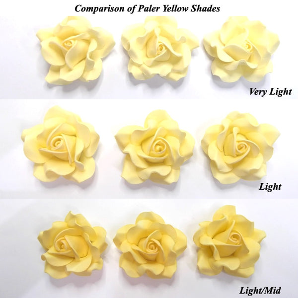 Comparison of Paler Yellow Shades