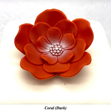 Orange Coral Peach Cake Flowers Edible Wedding Cake Birthday Cake Decoration Pearl Centre Sugar Flowers 55mm