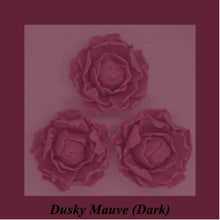 Dusky Mauve 3D Non-Wired Large Sugar Peonies