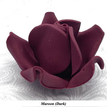 Non-Wired Dusky Pink Petite Medium 3D Sugar Roses Smaller Petal 40mm