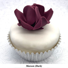 Non-Wired Dusky Pink Petite Medium 3D Sugar Roses Smaller Petal 40mm