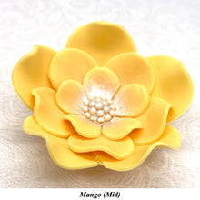 Orange Egg Yellow Cake Flowers Edible Wedding Cake Birthday Cake Decoration Pearl Centre Sugar Flowers 55mm
