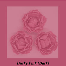 Dusky Pink 3D Non-Wired Large Sugar Peonies
