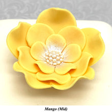 Orange Egg Yellow Cake Flowers Edible Wedding Cake Birthday Cake Decoration Pearl Centre Sugar Flowers 55mm