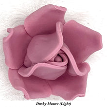 Non-Wired Dusky Pink Petite Medium 3D Sugar Roses Smaller Petal 40mm