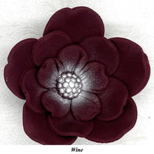 Dusky Pink Mauve Maroon Wine Cake Flowers Edible Wedding Cake Birthday Cake Decoration Pearl Centre Sugar Flowers 55mm