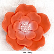 Orange Coral Peach Cake Flowers Edible Wedding Cake Birthday Cake Decoration Pearl Centre Sugar Flowers 55mm