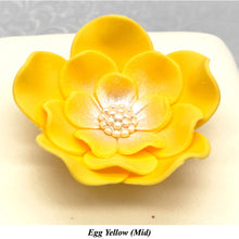 Orange Egg Yellow Cake Flowers Edible Wedding Cake Birthday Cake Decoration Pearl Centre Sugar Flowers 55mm