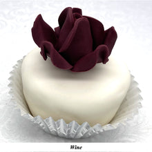 Non-Wired Dusky Pink Petite Medium 3D Sugar Roses Smaller Petal 40mm