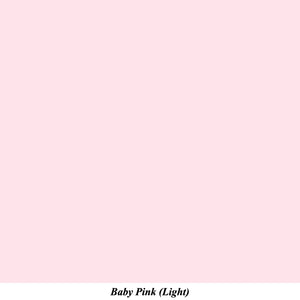 Non-Wired Baby Pink 3D Sugar Roses  3 SHADES 4 SIZES