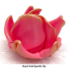 Wired Gold Sparkle-Tip Pink Roses Sugar Roses Large & XLarge+ Sizes
