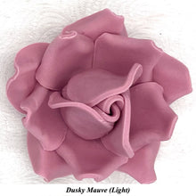 Non-Wired Dusky Pink Petite Large 3D Sugar Roses Smaller Petal 50mm