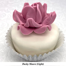 Non-Wired Dusky Pink Petite Large 3D Sugar Roses Smaller Petal 50mm