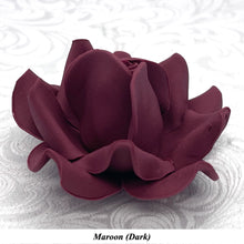 Non-Wired Dusky Pink Petite Large 3D Sugar Roses Smaller Petal 50mm