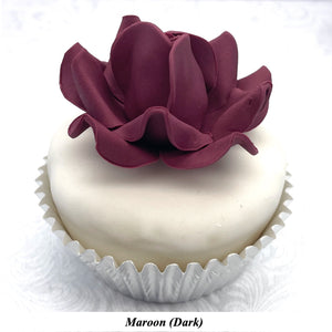 Non-Wired Dusky Pink Petite Large 3D Sugar Roses Smaller Petal 50mm