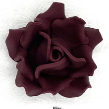 Non-Wired Dusky Pink Petite Large 3D Sugar Roses Smaller Petal 50mm
