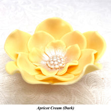 Orange Egg Yellow Cake Flowers Edible Wedding Cake Birthday Cake Decoration Pearl Centre Sugar Flowers 55mm