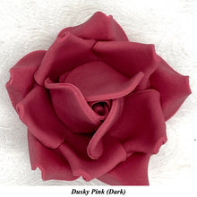 Large Dusky PInk 3D Non-Wired Sugar Roses in 3 tones 55mm