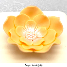 Orange Egg Yellow Cake Flowers Edible Wedding Cake Birthday Cake Decoration Pearl Centre Sugar Flowers 55mm