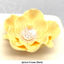 Orange Egg Yellow Cake Flowers Edible Wedding Cake Birthday Cake Decoration Pearl Centre Sugar Flowers 55mm