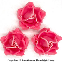 Champagne Sparkle-Tip Pink Sugar Roses 3SIZES NON WIRED Silver/Gold Sparkle Tip Options
