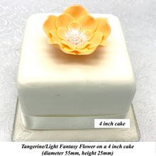 Orange Egg Yellow Cake Flowers Edible Wedding Cake Birthday Cake Decoration Pearl Centre Sugar Flowers 55mm