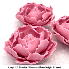 Dusky Pink 3D Non-Wired Large Sugar Peonies