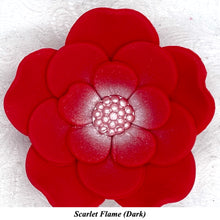Red Cake Flowers Edible Wedding Cake Birthday Cake Decoration Pearl Centre Sugar Flowers 55mm