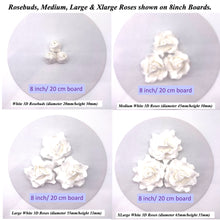 Non-Wired 4 Sizes 3D Mint Green Sugar Roses Standard Petal 20mm-65mm