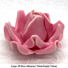 Champagne Sparkle-Tip Dusky Pink Sugar Roses 3SIZES NON WIRED